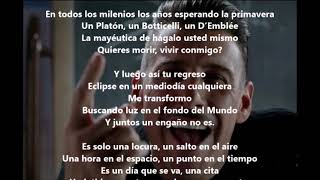 Spazio Tempo Espacio tiempo Francesco Gabbani Lyrics Español [upl. by Elsa795]