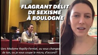 À Boulogne lélue Pauline RapillyFerniot coupée en plein conseil municipal témoigne [upl. by Arries]