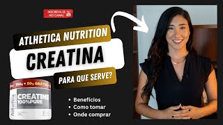 Creatina Atlhetica Nutrition para que serve [upl. by Ennaitsirk364]