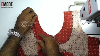 Nighty Neck design Stitching Malayalam Piping collar Part3 Emodecasuals Malayalam Stitching [upl. by Yekciv624]