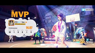 STREETBALL ALLSTAR  RIKA SCORE 20 PTS  1 AST  1 BLK [upl. by Yekcin649]