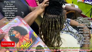 256702557451 After using the machine to make dreadlocks you can also add any type of hair [upl. by Legir657]