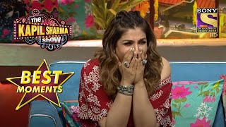 Krushna के Act पर खुलकर हंसी Raveena  The Kapil Sharma Show Season 2  Best Moments [upl. by Guinna]