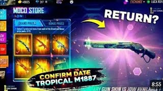 SET UP EVENT RETURN TROPICAL PARROT RETURN EVENT  TROPICAL M1887 RETURN CONFIRM DATE M1887 RETURN [upl. by Urdna]