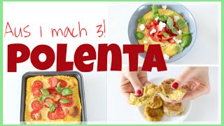 AUS 1 MACH 3  POLENTA  7  schnelle abwechslungsreiche und leckere Rezpte [upl. by Ainad]