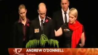 Military funeral held for Lieutenant Tim ODonnell in Linton today [upl. by Banna158]