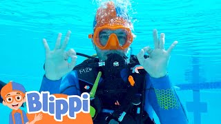 Scuba Blippi  Full Episode  Blippi Educational Videos for Kids [upl. by Alvis948]