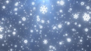 Falling Snowflakes and White Snow Particles Winter Christmas Holiday 4K Motion Background for Edits [upl. by Ynaffik]