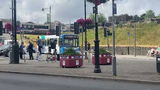 Bus Spotting Stagecoach South Wales ADL Enviro 200 37025 YX63 ZTZ Route D Caerphilly to Penyrheol [upl. by Almap]