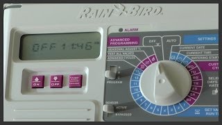 Using the seasonal adjust feature on a sprinkler timer [upl. by Faxun453]