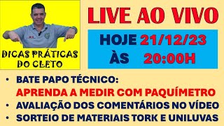 DICAS PRÁTICAS DO CLETO  Aprenda a medir com paquímetro Sorteio de materiais TORK e UNILUVAS [upl. by Skiest]