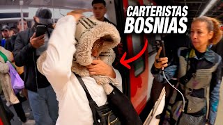 La MAFIA de CARTERISTAS BOSNIAS que CAUSA TEMOR en el METRO de BARCELONA [upl. by Hetty483]