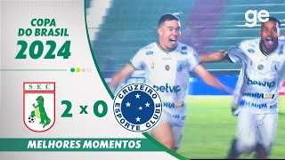 SOUSAPB 2 X 0 CRUZEIRO  MELHORES MOMENTOS  COPA DO BRASIL  geglobo [upl. by Tadeo]