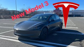 2024 All New Refreshed Tesla Model 3 in Stealth Gray Best Beginner EV [upl. by Notgnihsaw900]