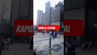 RAPID KL FESTIVAL ORANG RAMAI DI JEMPUT HADIR MLM ADA ARTIS FAIZAL TAHIRBERDEKATAN TRX MALL [upl. by Fanny]