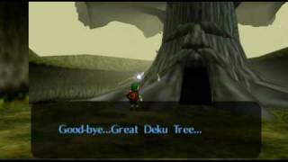 Legend of Zelda Ocarina of Time Walkthrough 02 13 quotLeaving Kokiriquot [upl. by Yllah]