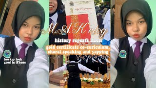 vlog history repeats itself  getting gold certificate being a conductor for Choral Speaking [upl. by Dianemarie873]