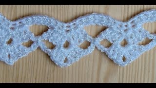 Simple lace crochet pattern advanced [upl. by Eelyah]