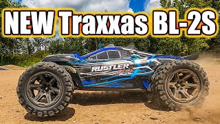 NEW Brushless amp Tougher Traxxas BL2S Rustler 4x4 RC Truck [upl. by Inohtna]