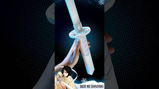 Sode no Shirayuki Rukias sword from bleach [upl. by Aileen]