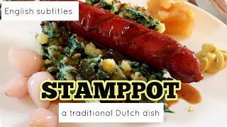 BOERENKOOL STAMPPOT  Dutch traditional food [upl. by Deina]