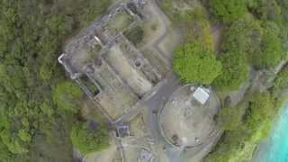 Annaberg Sugar Plantation aerial video DJI Phantom 2 drone w GoPro Hero 3 [upl. by Fesuy]