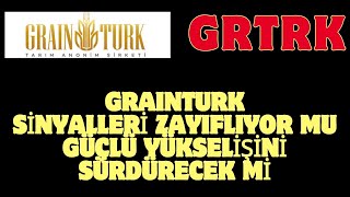 GRTRK HİSSE YORUM ANALİZ GRAINTURK TARIM borsa [upl. by Grega]