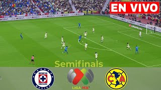 🔴EN VIVO Cruz Azul vs CF América  Semifinal Liga MX Apertura 2024  Partido en vivo hoy [upl. by Farny581]