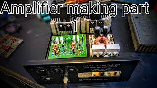 How to make Amplifier  52001943 transistor amplifier kese bnaye  part 1 video [upl. by Romalda]