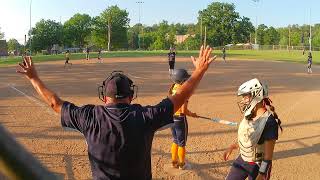 PA Revolution Kuehn 15u vs Pittsburgh Lady Roadrunners 2008 [upl. by Brigit738]