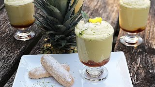 Verrines mousse à lananas et au rhum [upl. by Heyes188]