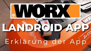 WORX Landroid  App Erklärung [upl. by Anirbus]