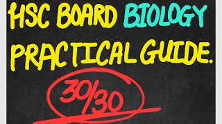 HSC Board Biology Practical Guidance 💯💯 12thhsc biology practicalexam [upl. by Ydisac]