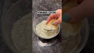 FRESH AND EASY HOMEMADE TZATZIKI  HOW TO MAKE TZATZIKI [upl. by Etnauq]