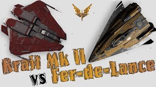 EliteDangerous Krait Mk II vs FerdeLance [upl. by Cr]