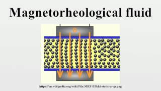 Magnetorheological fluid [upl. by Lyda]