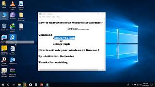 How to deactivate amp activate your windows 10 license  With Activator download link [upl. by Nitsej]