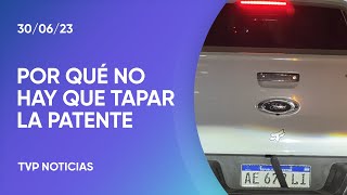 Adulterar patentes para evitar multas de transito un fenómeno peligroso [upl. by Hills173]