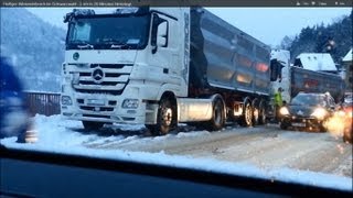 Heftiger Wintereinbruch im Schwarzwald  2 km in 20 Minuten hinterlegt [upl. by Brigida538]