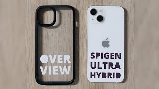 iPhone 13 Starlight black Spigen ULTRA HYBRID Overview [upl. by Faber891]