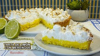 TARTA DE LIMÓN CON MERENGUE UNICA DELICIOSA E IRRESISTIBLE [upl. by Thetisa]