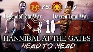 Total War Rome II Hannibal at the Gates Head to Head  Arevaci vs Rome  Part 10 [upl. by Iasi745]