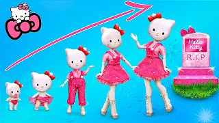 Hello Kitty Growing Up 31 LOL OMG DIYs [upl. by Upshaw]