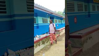 Train Wall painting 🖌️🎨 reels video [upl. by Hallagan]