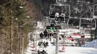 Jaworzyna Krynicka Ski Station official promo video HD  produced by ProWizja Studio 2012 [upl. by Stefanac]