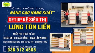 REVIEW MẪU KỆ SIÊU THỊ LƯNG TÔN LIỀN  NÂNG CAO NĂNG SUẤT KINH DOANH  HOTLINE TƯ VẤN 036 912 4565 [upl. by Htidra96]