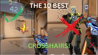 The 10 BEST Valorant Crosshairs That Give Aimbot [upl. by Eeruhs]