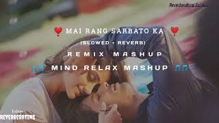 💗Mai Rang Sarbato Ka💗  Lofi SlowedReverb Remix  ❣️Mind Relax Mashup❣️  Reverberating Echoes [upl. by Oribelle813]