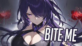 Nightcore  NEFFEX  BITE ME Lyrics [upl. by Maccarone63]