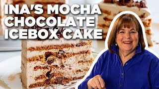 Ina Gartens 5Star Mocha Chocolate Icebox Cake  Barefoot Contessa  Food Network [upl. by Nonnahc563]